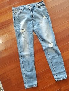Refuge distressed skinny jeans sz 12